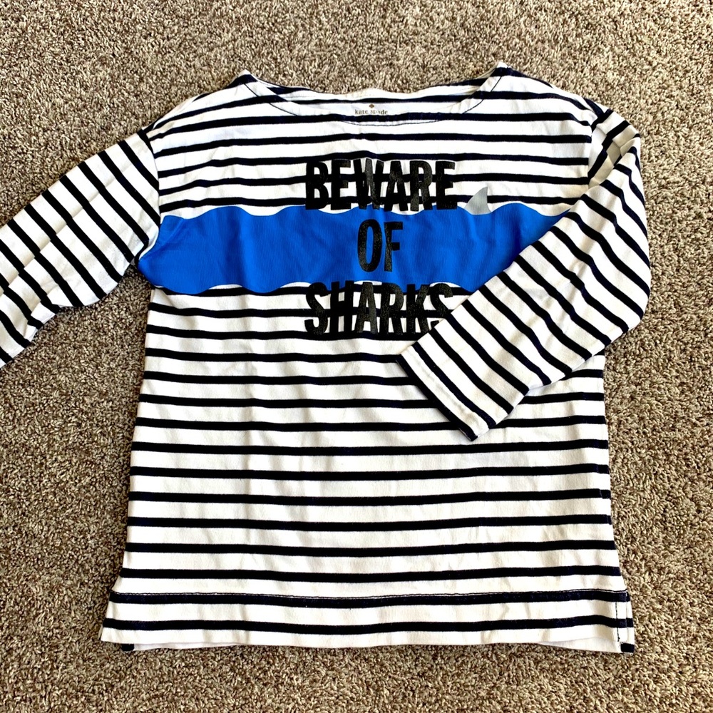 Kate Spade 3/4 sleeve sweatshirt.